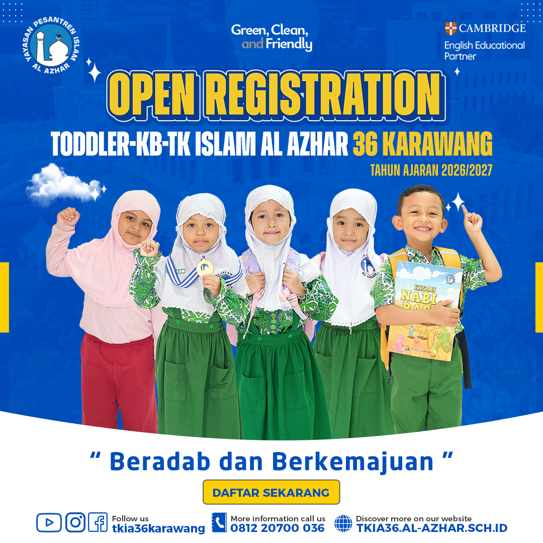 Pendaftaran TK Islam Al Azhar 36 Karawang