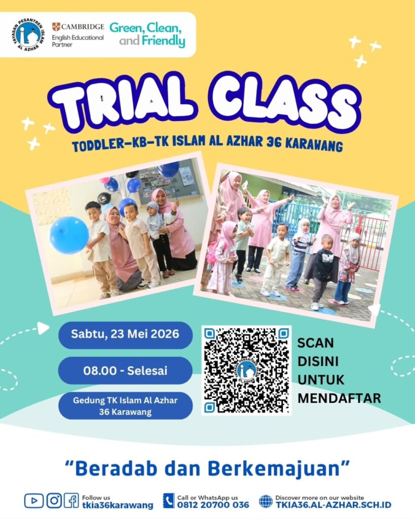 Trial Class TK Islam Al Azhar 36 Karawang: Langkah Pertama