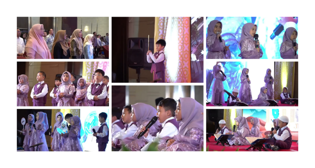 foto dokumentasi kegiatan wisuda kelulusan bertajuk "Tasyakur & Haflah Akhirussanah" TK Islam Al Azhar 36 Karawang.